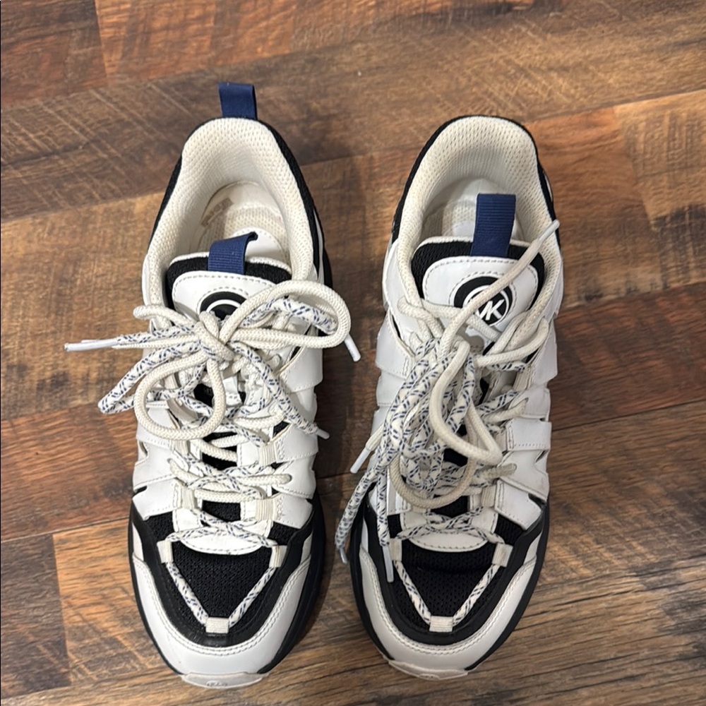 Michael Kors Black and White Sneakers